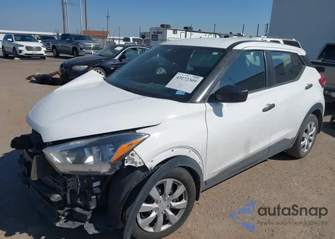 2020 Nissan Kicks S Xtronic Cvt z USA, uszkodzony, nr VIN 3N1CP5BV1LL537789